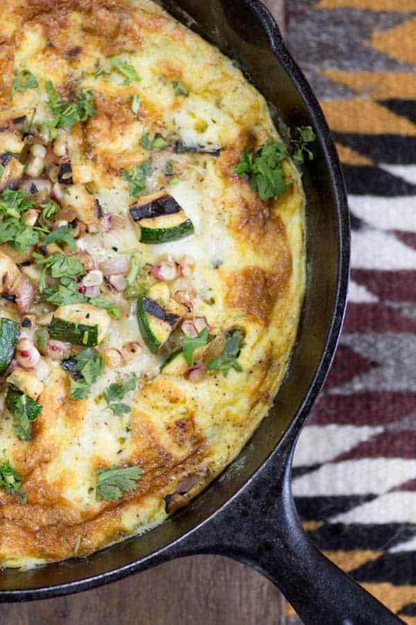 Grilled Vegetable Frittata - This Mess is Ours