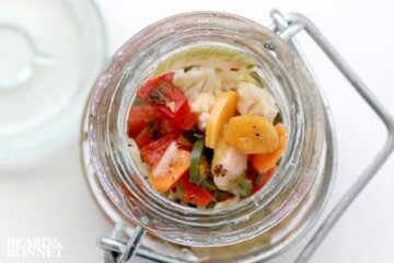 {beard+bonnet}: Hot Giardiniera