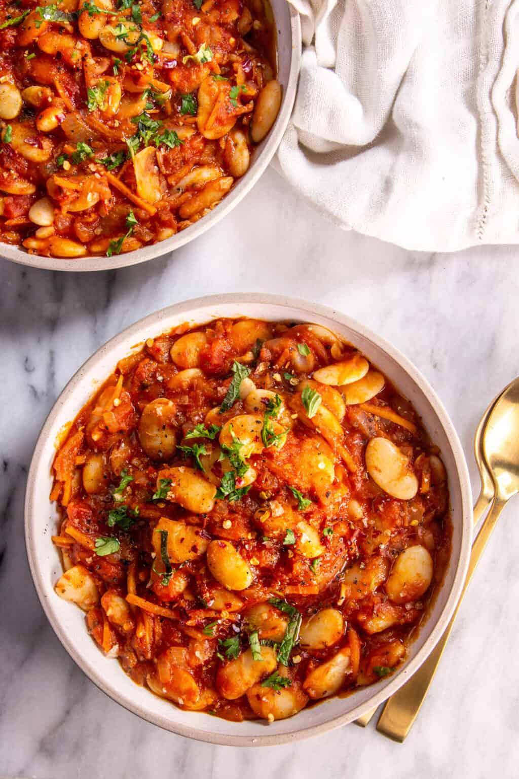 The Best Mediterranean-Style Baked Lima Bean Recipe - This Mess is Ours