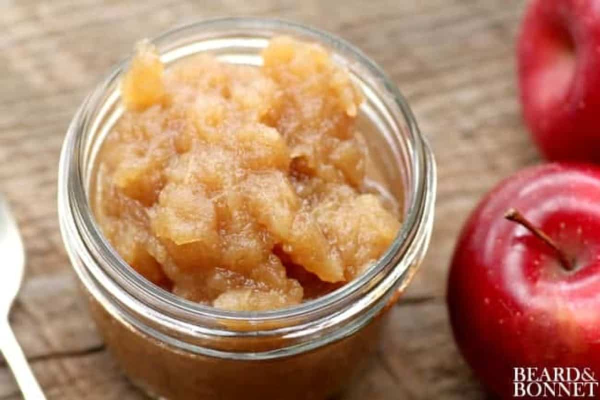 Cider Spiced Applesauce (GlutenFree & Vegan) This Mess is Ours