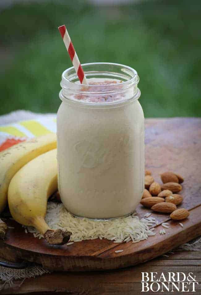 Horchata Coconut Milk Smoothie - This Mess is Ours