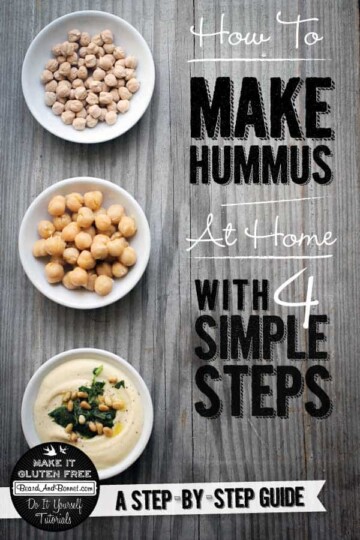 How To Make Hummus {Beard and Bonnet} #glutenfree #vegan #tutorial