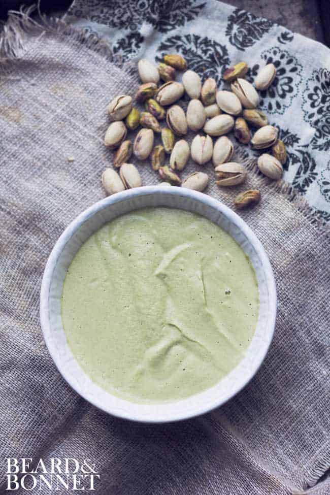 Pistachio Cream {Beard and Bonnet} #glutenfree #vegan