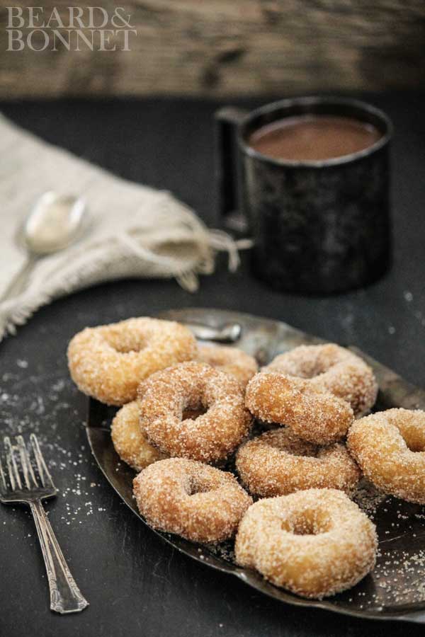 Cinnamon Sugar Donuts {Beard and Bonnet} #glutenfree