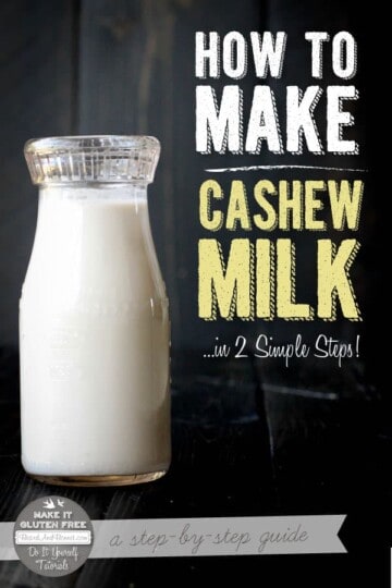 How To Make Cashew Milk {Beard and Bonnet} #glutenfree #vegan