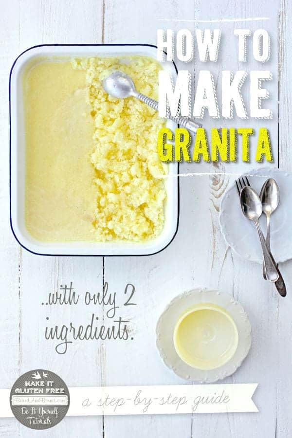 How To Make Granita {Beard and Bonnet} #glutenfree #vegan