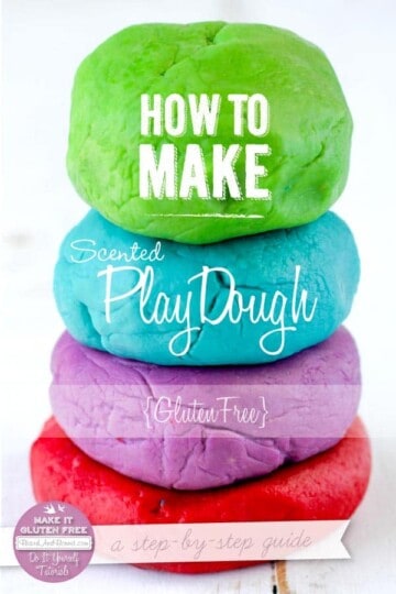 How To Make Gluten Free Scented Playdough {Beard and Bonnet}