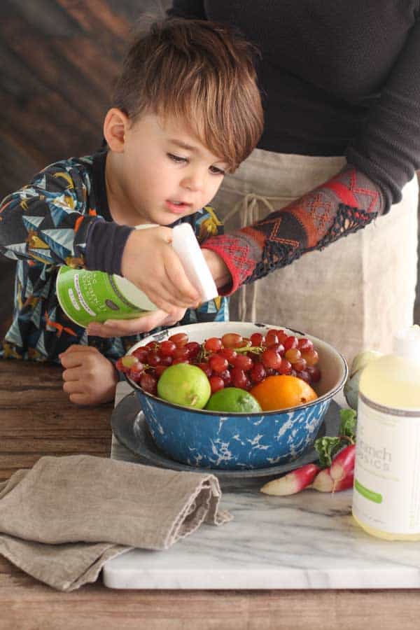 Clean Your Fruits and Veggies Safely with Branch Basics {Beard and Bonnet}