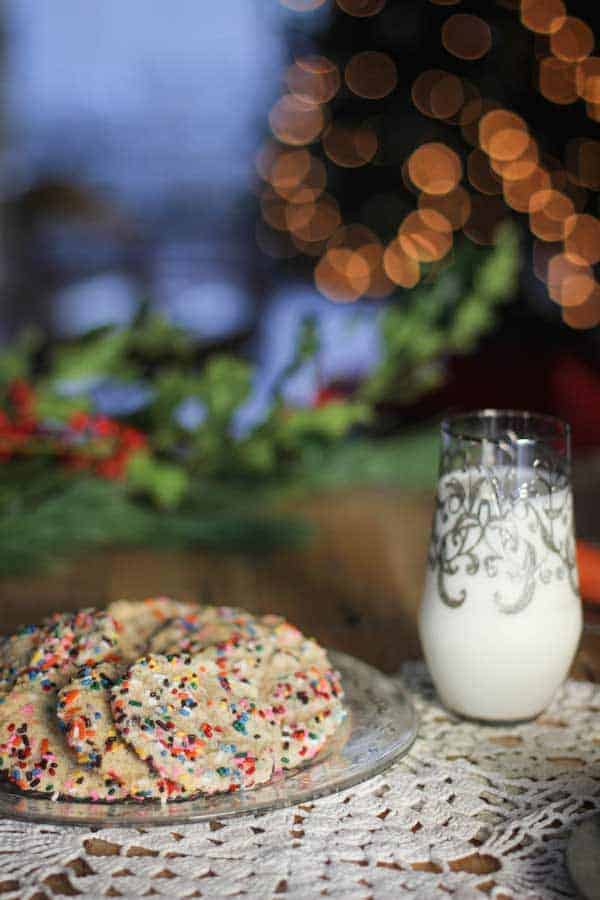 Gluten Free Vanilla Bean Confetti Cookies from Homemade Decadence {Beard and Bonnet}