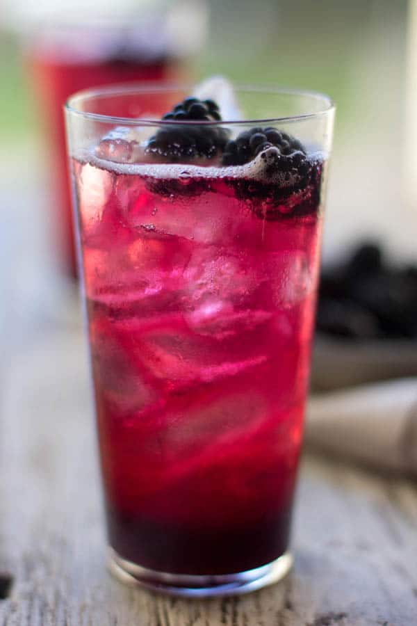 Blackberry and Orange Blossom Soda recipe by @beardandbonet {www.thismessisours.com}