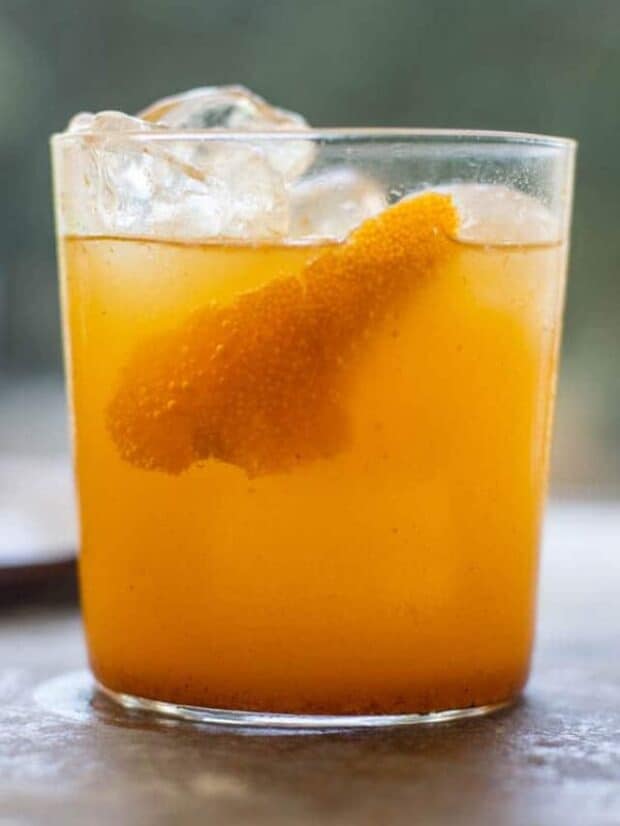 Dark and Stormy in the Pumpkin Patch recipe by @beardandbonnet www.thismessisours.com