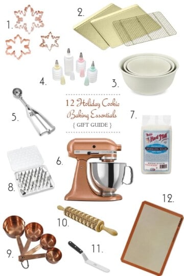 12 Holiday Cookie Baking Essentials on @beardandbonnet