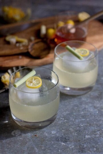 Lemongrass & Limequat Vodka Cooler recipe by @beardandbonnet on www.thismessisours.com