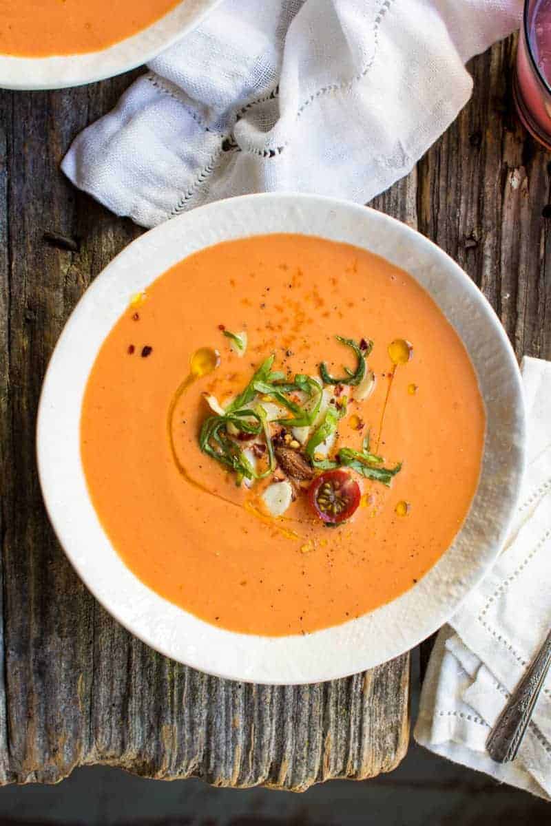 Simple Summer Gazpacho - This Mess is Ours