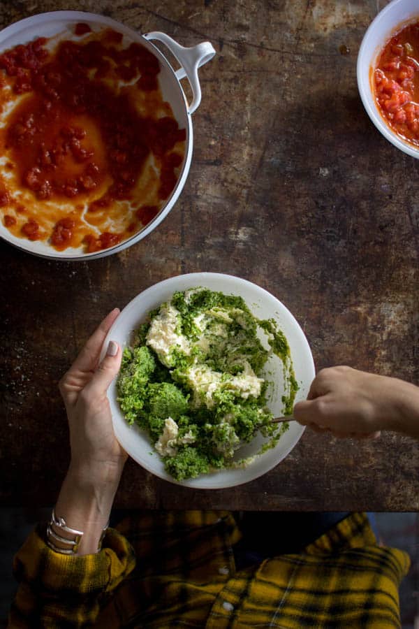 Broccoli and Ricotta Lasagna Rolls recipe | @thismessisours