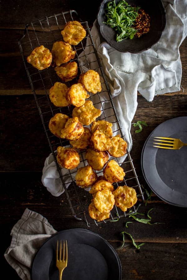 G-Free Small Bites: Mini Mac and Cheese Cups recipe from @gfshoestring latest book, Gluten-Free Small Bites on @thismessisours