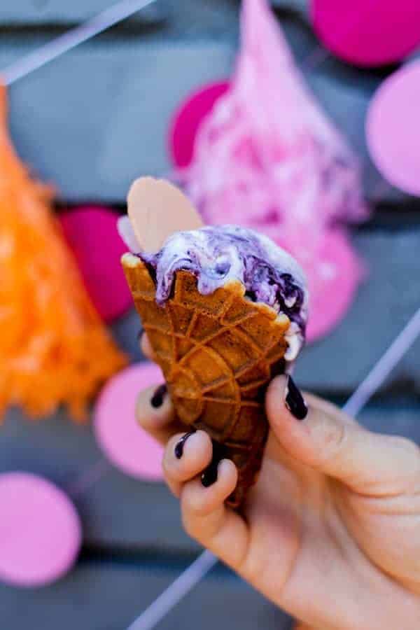 Gluten Free Waffle Cones recipe || @thismessisours #FriendsWhoFete