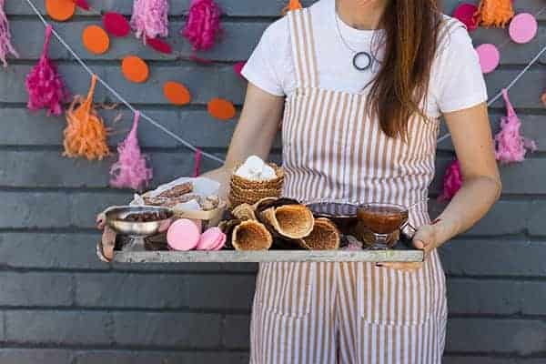 Gluten Free Waffle Cones recipe ||Chocolate & vanilla versions. || @thismessisours #FriendsWhoFete