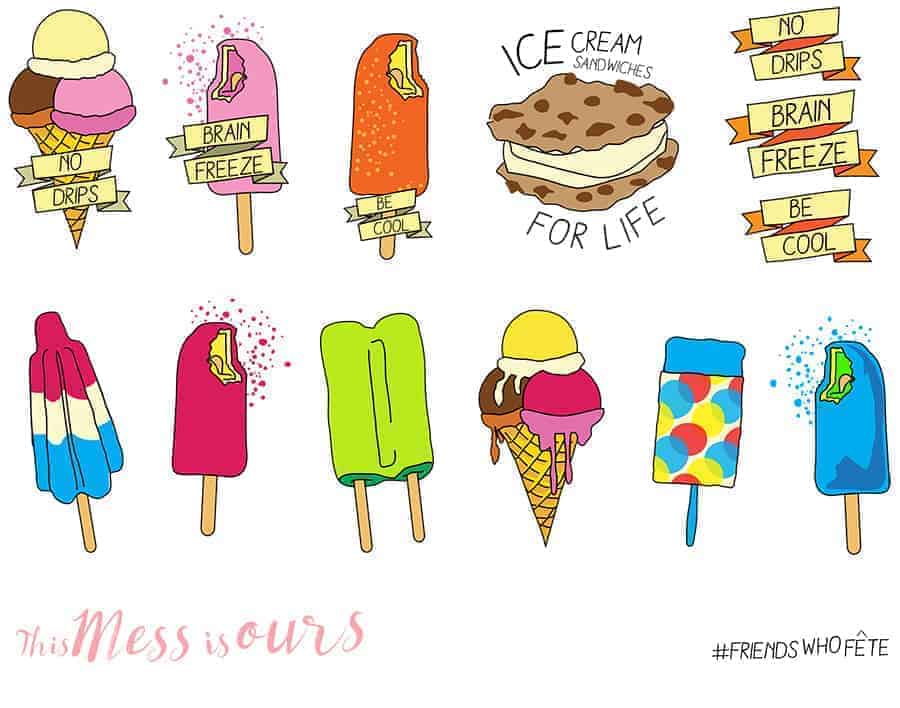 ice cream tattoos