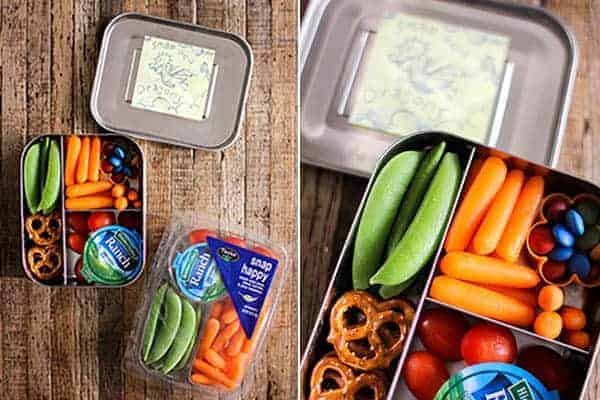 4 Easy Lunch Boxes For Busy Weekdays || Snap Happy Snack Trays || @thismessisours #ad @taylorfarms