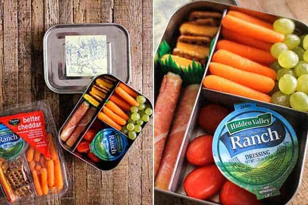 4 Easy Lunch Boxes For Busy Weekdays || Better Cheddar Snack Trays || @thismessisours #ad @taylorfarms