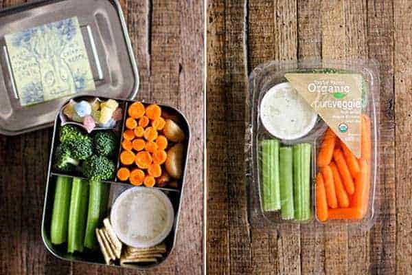 4 Easy Lunch Boxes For Busy Weekdays || Pure Veggies Snack Trays || @thismessisours #ad @taylorfarms