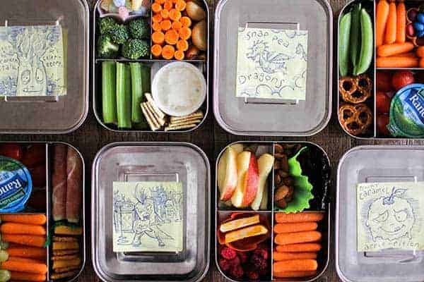 4 Easy Lunch Boxes For Busy Weekday Mornings || @thismessisours #ad @taylorfarms