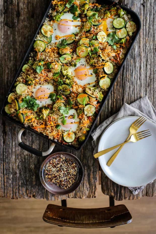 Sheet Pan Fried Rice  The Kitchen is My Playground