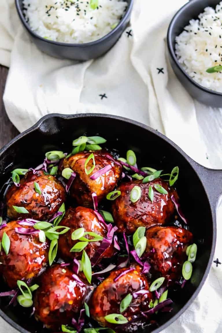 Korean BBQ Meatballs This Mess is Ours