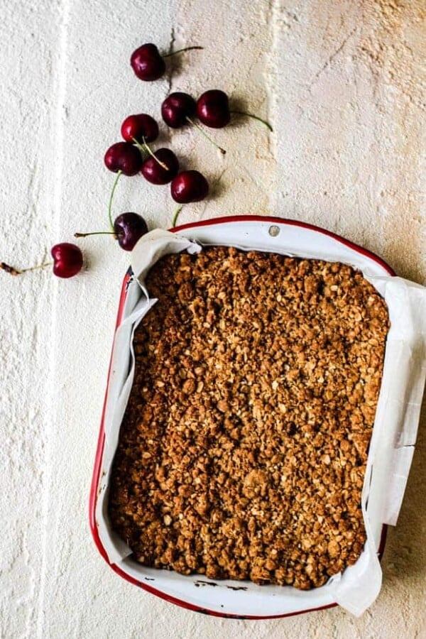 Gluten Free Cherry Oat Bars This Mess is Ours
