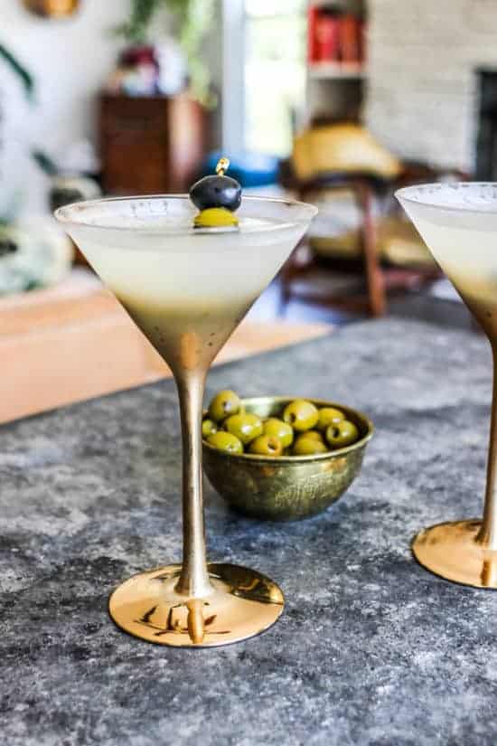 The Best Dirty Vodka Martini recipe for New Year's Eve This Mess is Ours