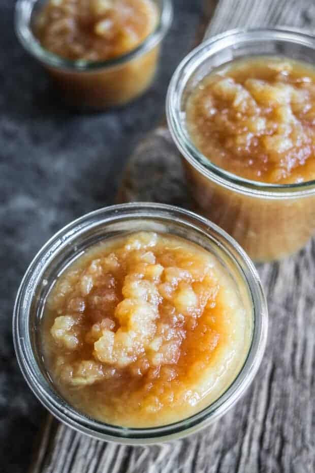 instant pot applesauce in a jar 