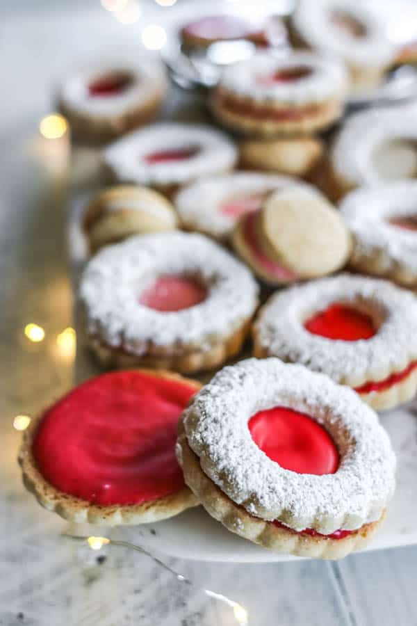 A plate of holiday decorated sugar cookies 