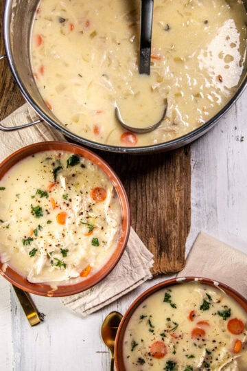 My Easy Gluten-Free Avgolemono Soup recipe - This Mess is Ours