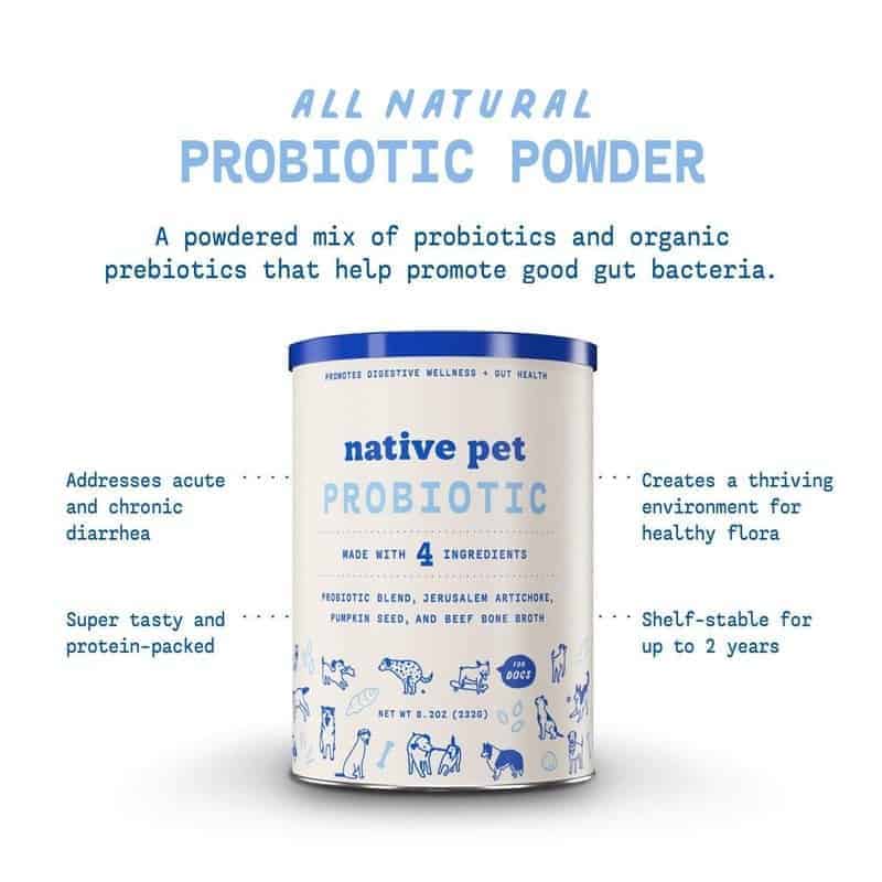 native pet probiotic for dogs