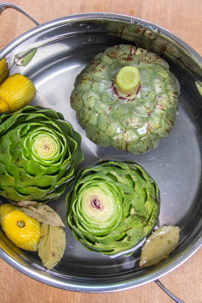 Cooking An Artichoke Made Easy Boiling an Artichoke This Mess is Ours