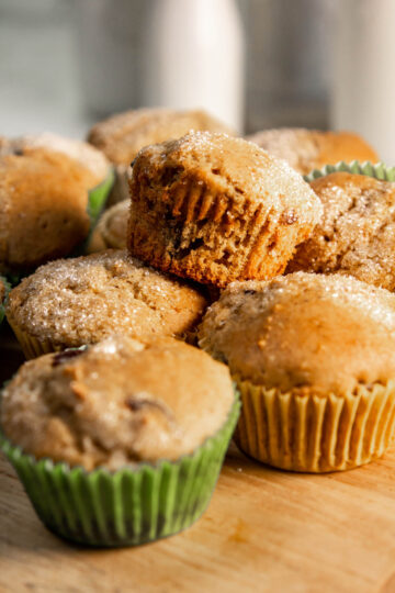 The Best Breakfast For Christmas; Fruitcake Muffins