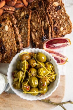 An Easy Appetizer Recipe; Roasted Ripe Olives