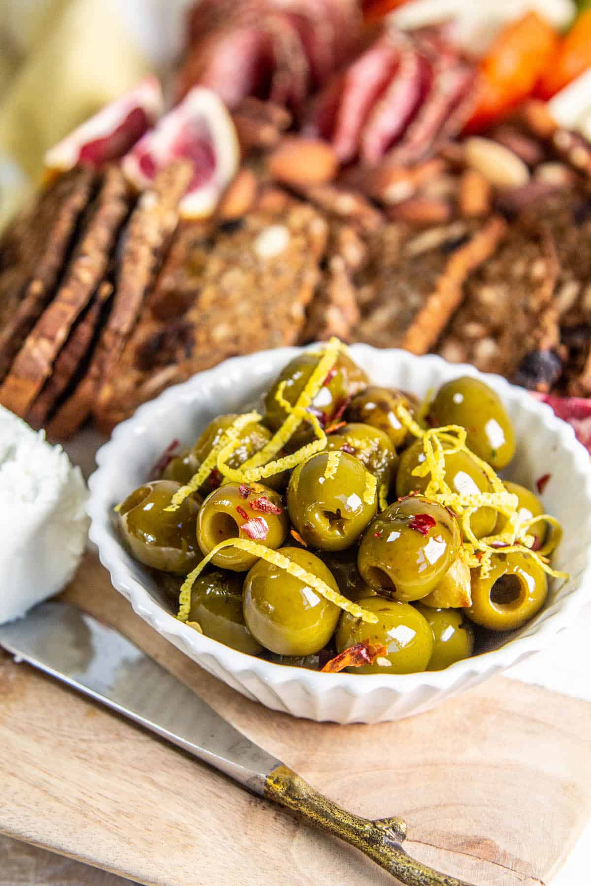 An Easy Appetizer Recipe; Roasted Ripe Olives