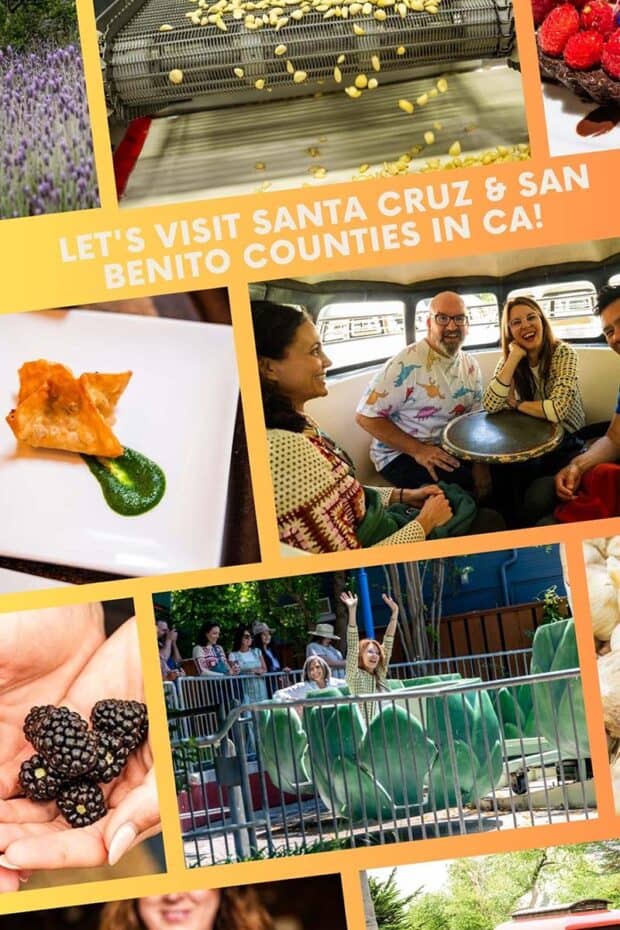 Collage of images from Santa Cruz county