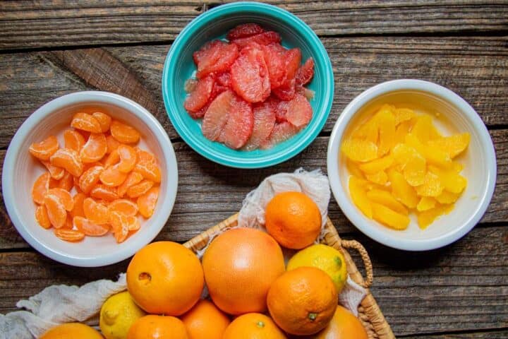 Supreming A Simple, Refreshing Winter Citrus Salad with California Walnuts - This ...