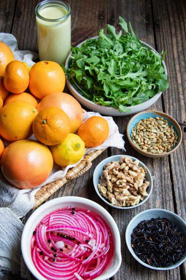 Supreming A Simple, Refreshing Winter Citrus Salad with California Walnuts - This ...