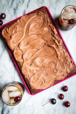 An Easy Homemade Cherry Dr Pepper Cake Recipe Zoom out Cherry Dr Pepper cake.