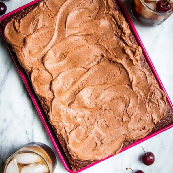 Zoom out Cherry Dr Pepper cake.